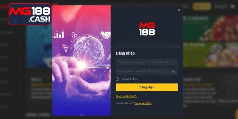 Hướng dẫn cụ thể cách đăng nhập MG188