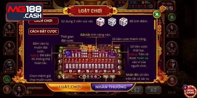 Giới thiệu sicbo tài phú